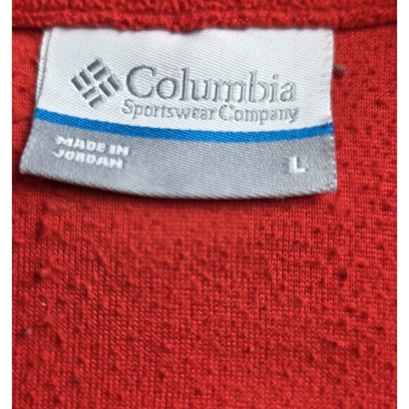 Columbia Women's Large Red Lightweight Pocketed  Hoodie - Picture 3 of 8